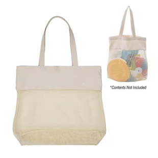 European and American shopping bag portable organic cotton bag ecobag fruit bag small plaid cotton mesh bag printable logo