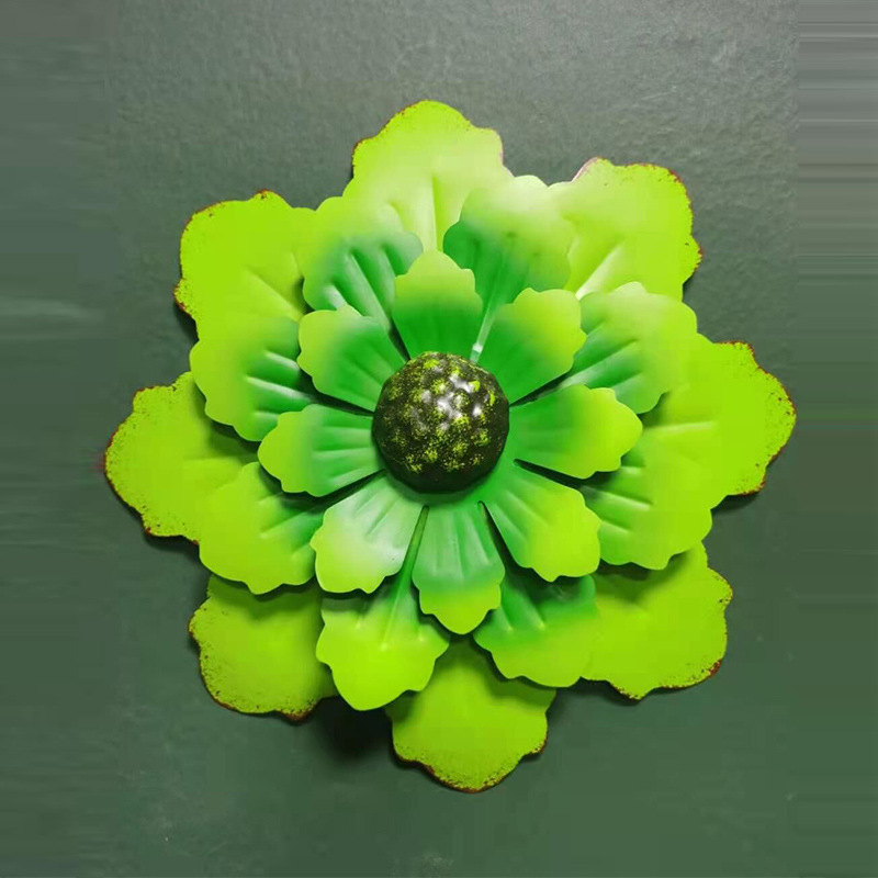 北欧铁艺壁挂客厅沙发玄关现代简约墙面装饰挂件仿真花