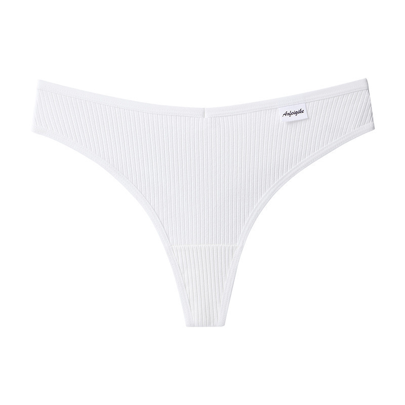 Pantalones de algodón de hilo japonés de mujer transpirables de cintura baja sexy sin marcas deportivas simples pantalones de acondicionamiento físico transpirables selección