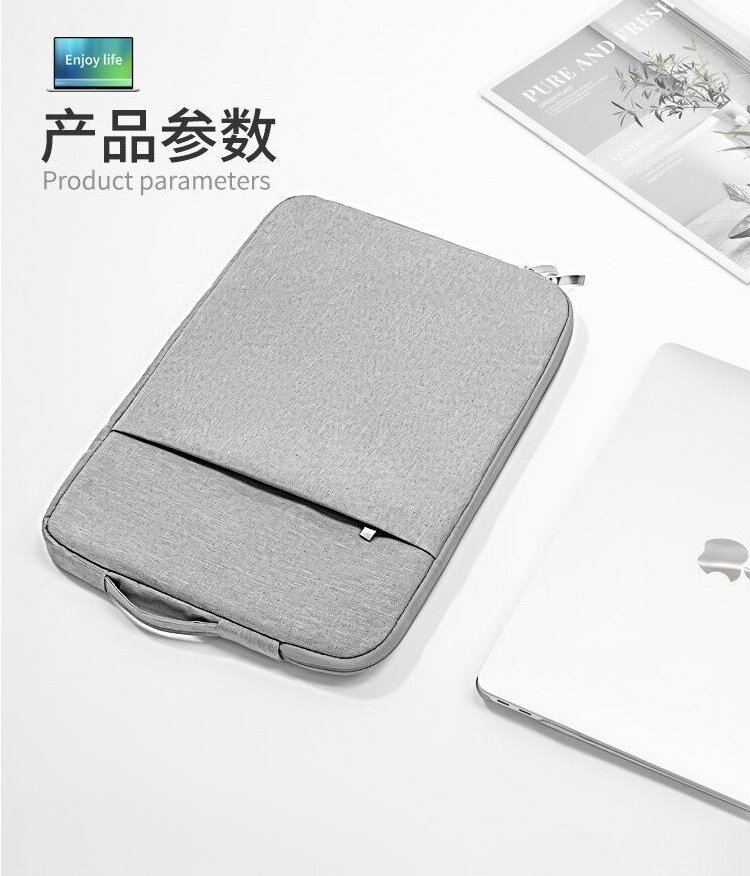 Factory direct sales of small-batch customized notebook computer inner liner bags, 14-inch 13-case Apple ipad tablet bags undefined