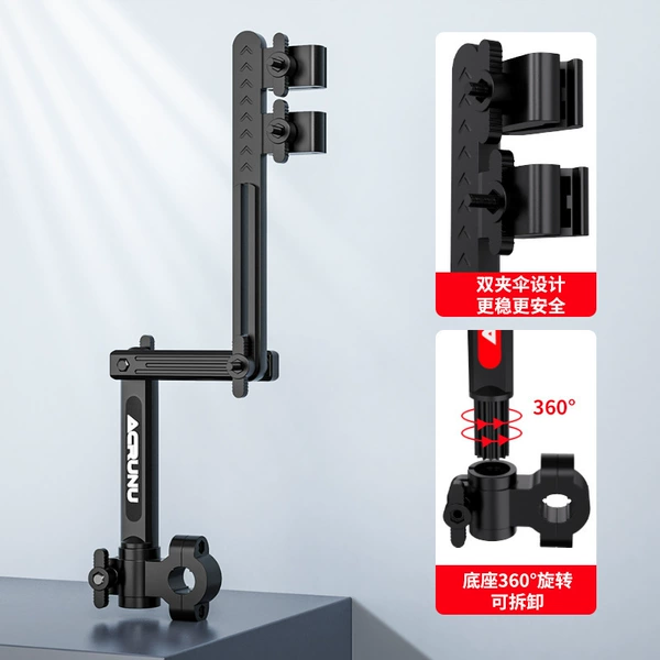 Three-fold ABS plastic vinyl bracket