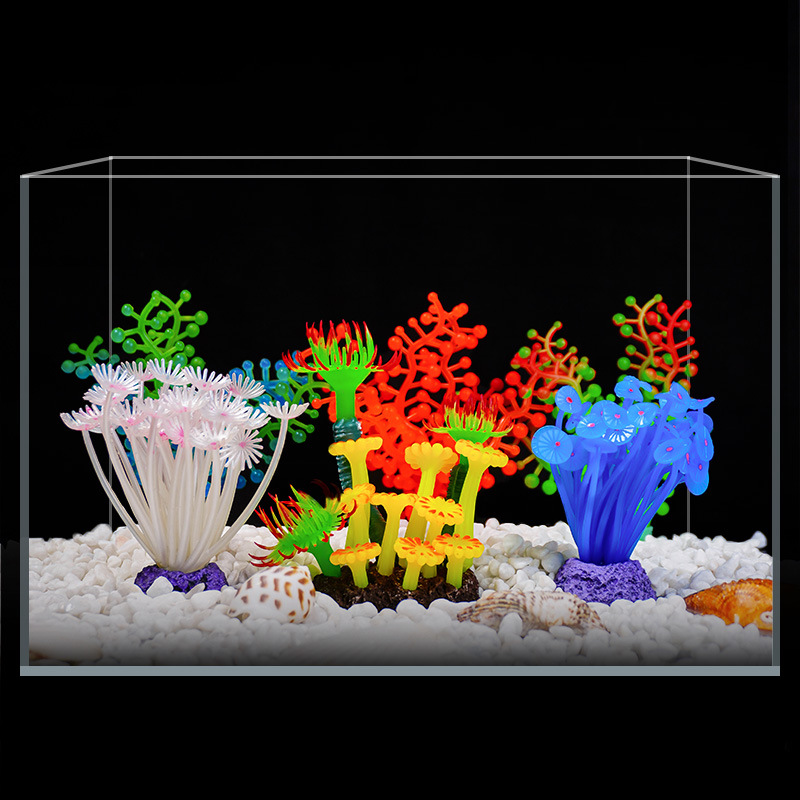 Coral Artificial de Silicona para Acuario Decorativo para Pecera image 3