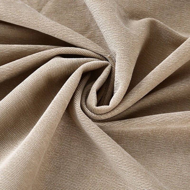 In-Stock 28-Count Cotton Stretch Corduroy, 28-Rib Weft Stretch Fine Corduroy Fabric for Clothing, Shirts, and Pants, Direct Supply from the Manufacturer