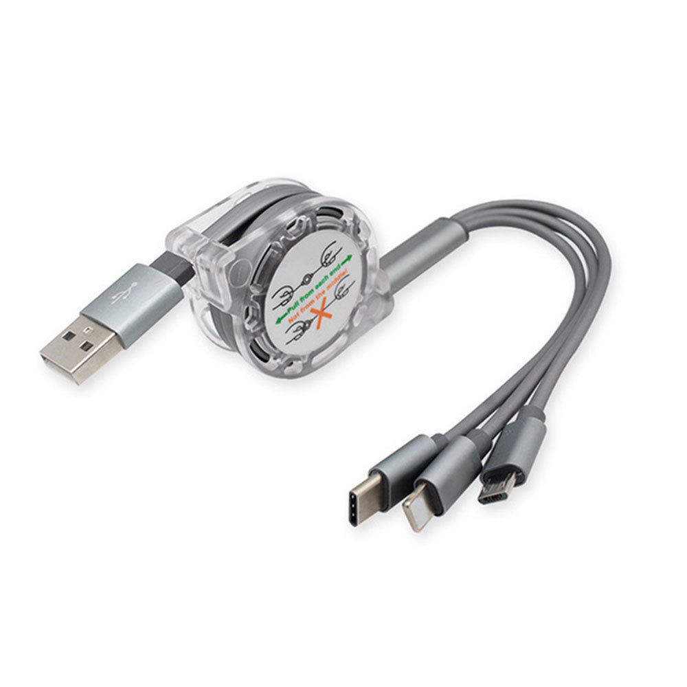 Flowme Novità per il cavo dati macchina tre in uno scalabile Android Type-C_voghion.com