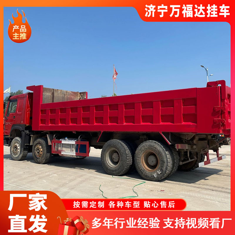 Transfer Right Cockpit Mine Engineering Vehicle 10 Wheel Slag Transport Truck 371 Hp Dump Garbage Truck