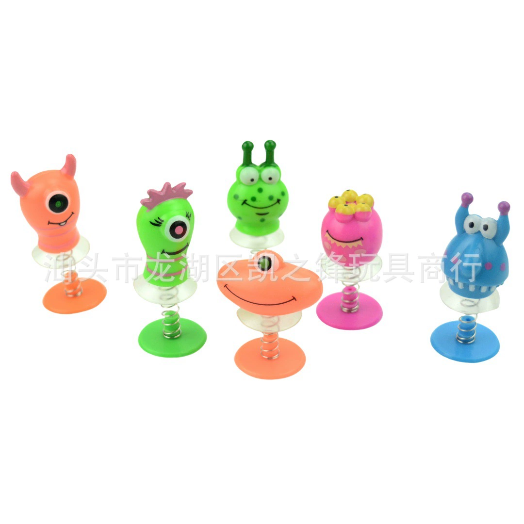 Трансграничные игрушки для Amazon 6 странных жуков прыгают пружинные ноги подпрыгивают монстров праздничной вечеринки