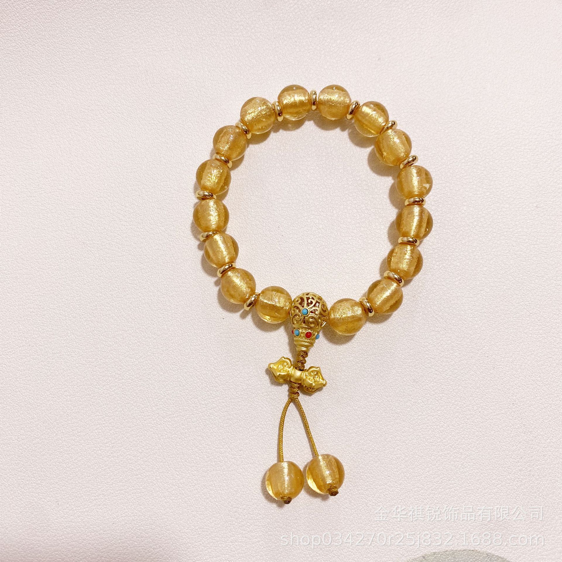 금박 유약 - 노란색(중공 티셔츠)