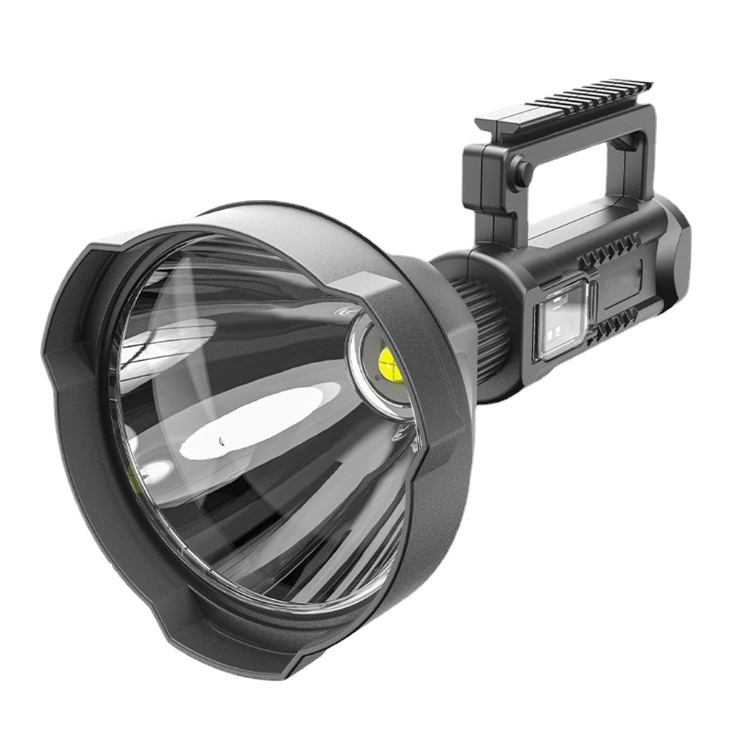 The New P70 Strong Light Searchlight Outdoor Multi-function Lighting LED Flashlight Long-range Waterproof Charging Portable Lamp