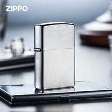 Zippo之宝正品防风煤油打火机经典铬花砂207芝宝火机创意个性ins