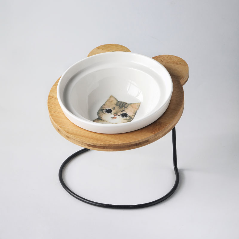 선반 + 꽃 고양이 싱글 볼