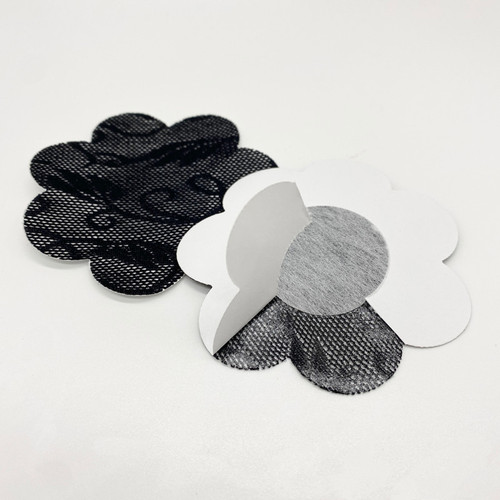 Sexy lingerie flower-shaped lace love breast patch invisible traceless sexy anti-exposure wedding dress breast patch anti-bulge breast patch