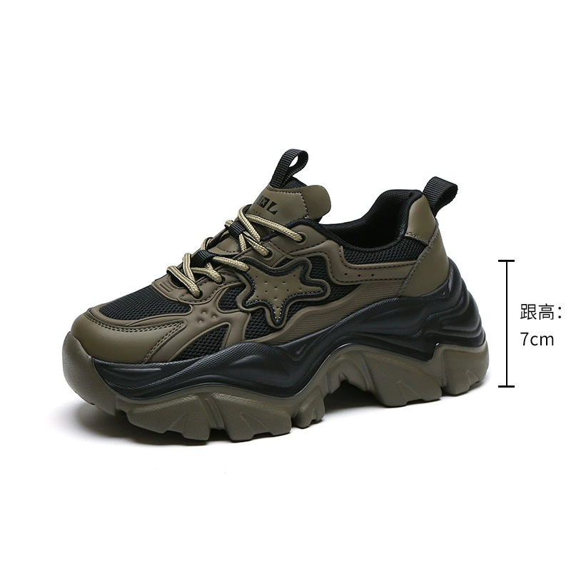 Sports shoes, breathable universal footwear for leisure platform, Korean style