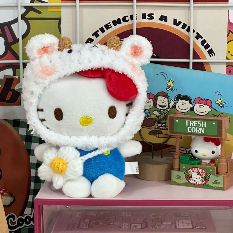 ハローキティバッグペンダントリトルシェフシリーズハローキティ人形ペンダントかわいい漫画人形キーホルダー|undefined