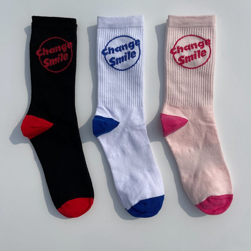 2025d Unisex Trendy Streetwear Ins Harajuku Sports Hip Hop Skateboard Mid-Calf College Style Long Socks_voghion.com