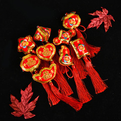 Creative New Year gifts, Spring Festival blessing sachet strings, Chinese knot ingots, small lanterns, new year goods pendants, sachets and blessing bags