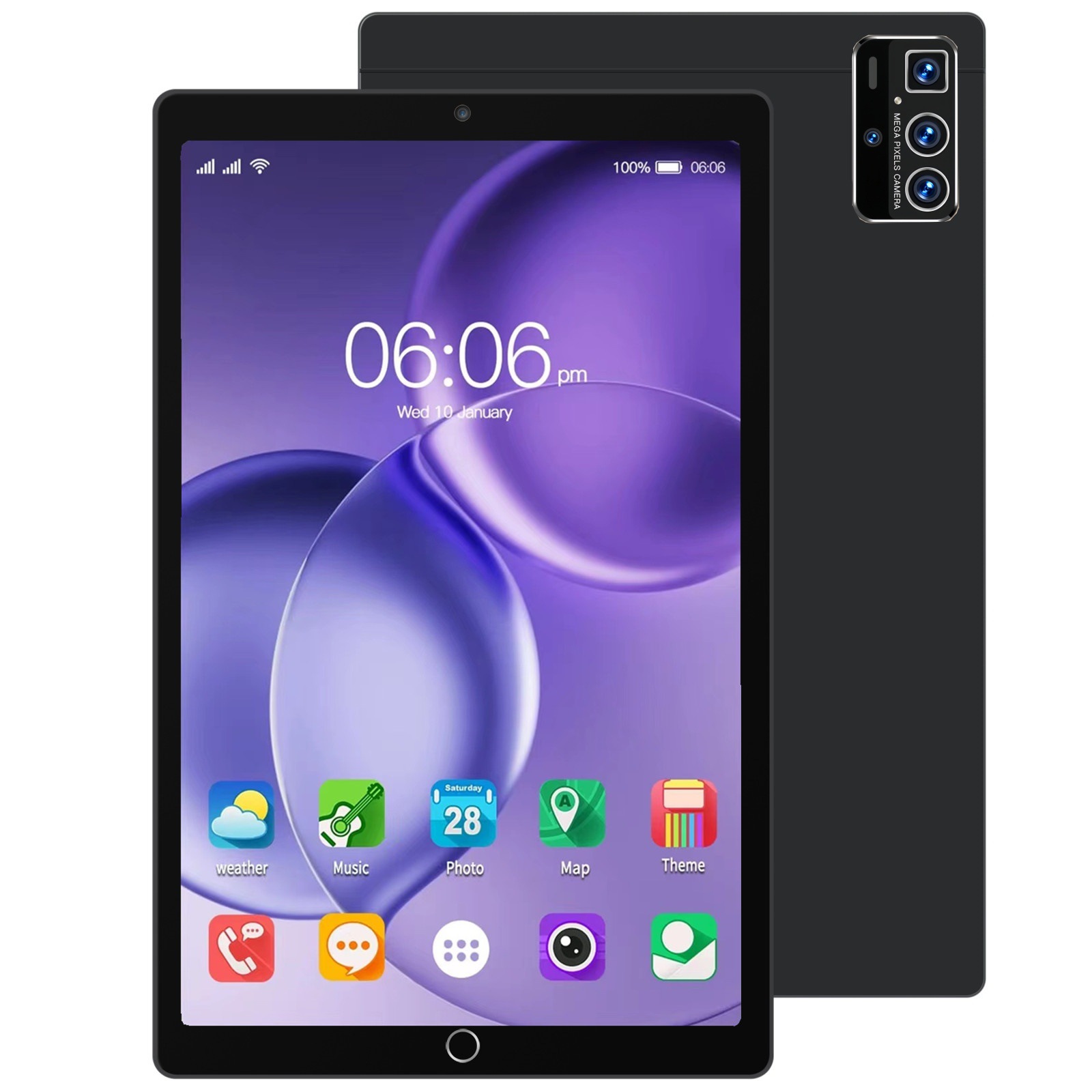 pro14 Chegaralararo eng ko'p sotiladigan 10.1 dyuymli Pro 14 planshet kompyuteri, Android 14, S60, 3+64GB xotira, manba ishlab chiqaruvchisi.