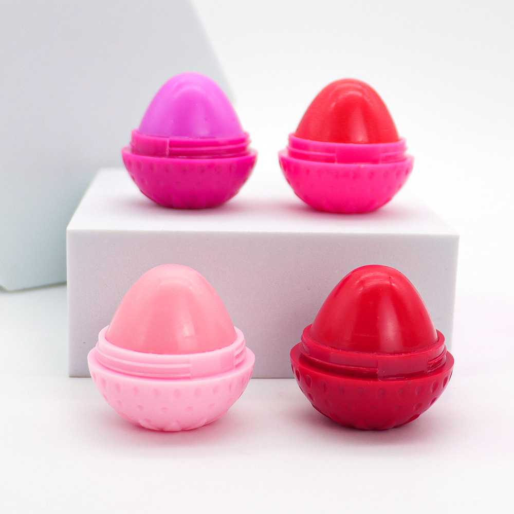Cross-border bestsellers in Europe and America: hydrating and nourishing strawberry lip balm, moisturizing lip balm, fruit-flavored lip gloss, cosmetics, nude makeup undefined