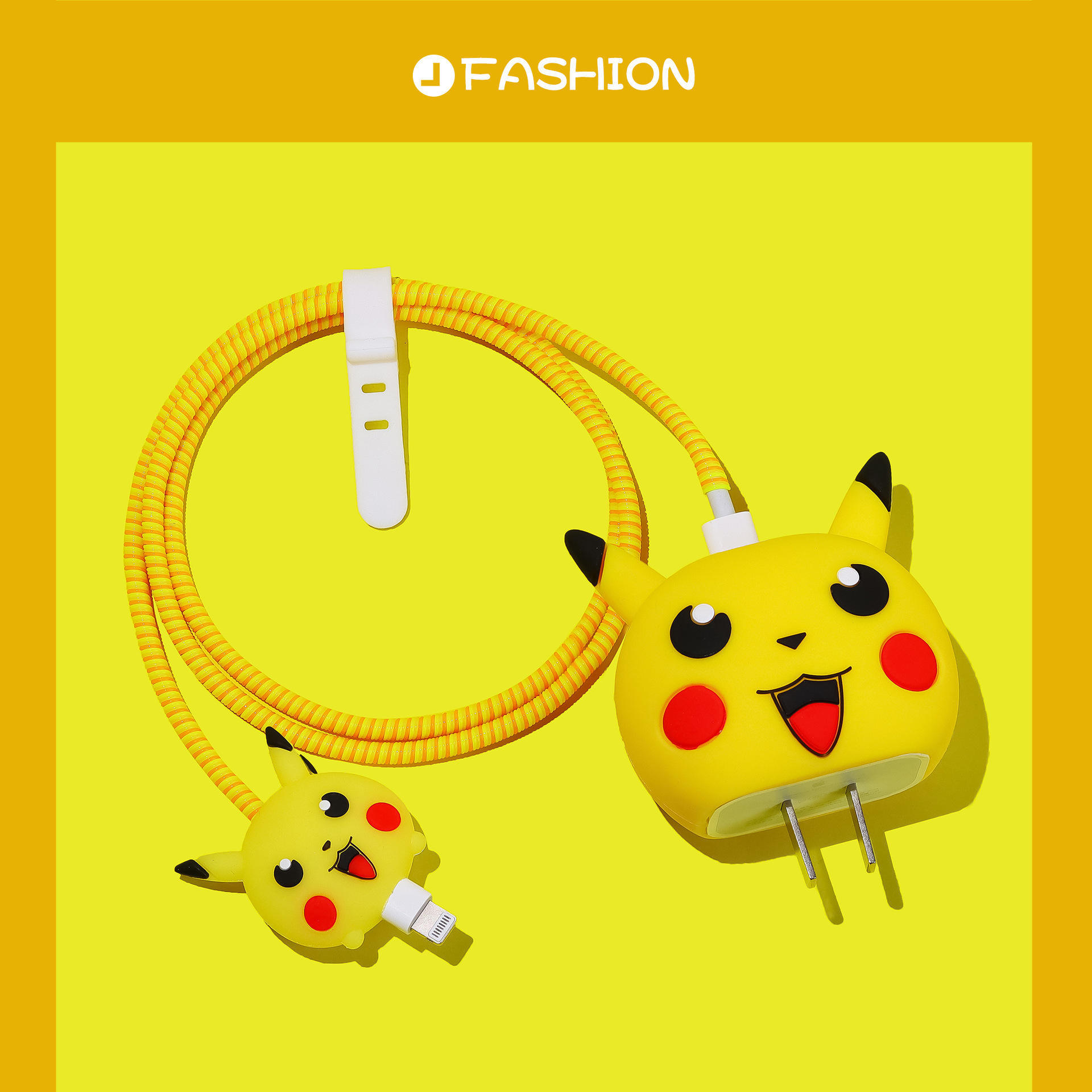 Nuevo cable de datos de dibujos animados cubierta protectora adecuado para Apple carga rápida cabeza 18/20W carga cabeza cubierta protectora Winder