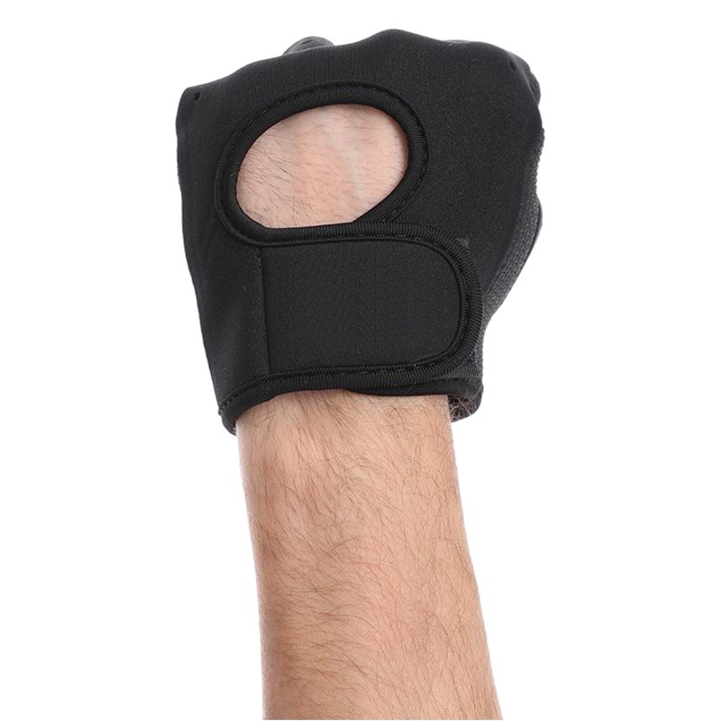 Fitness Breathable Sports Men's and Women's Basketball Dumbbells Weightlifting Training Gloves Horizontal Bar Riding Half Finger Wrist Guard Half Finger Non-slip