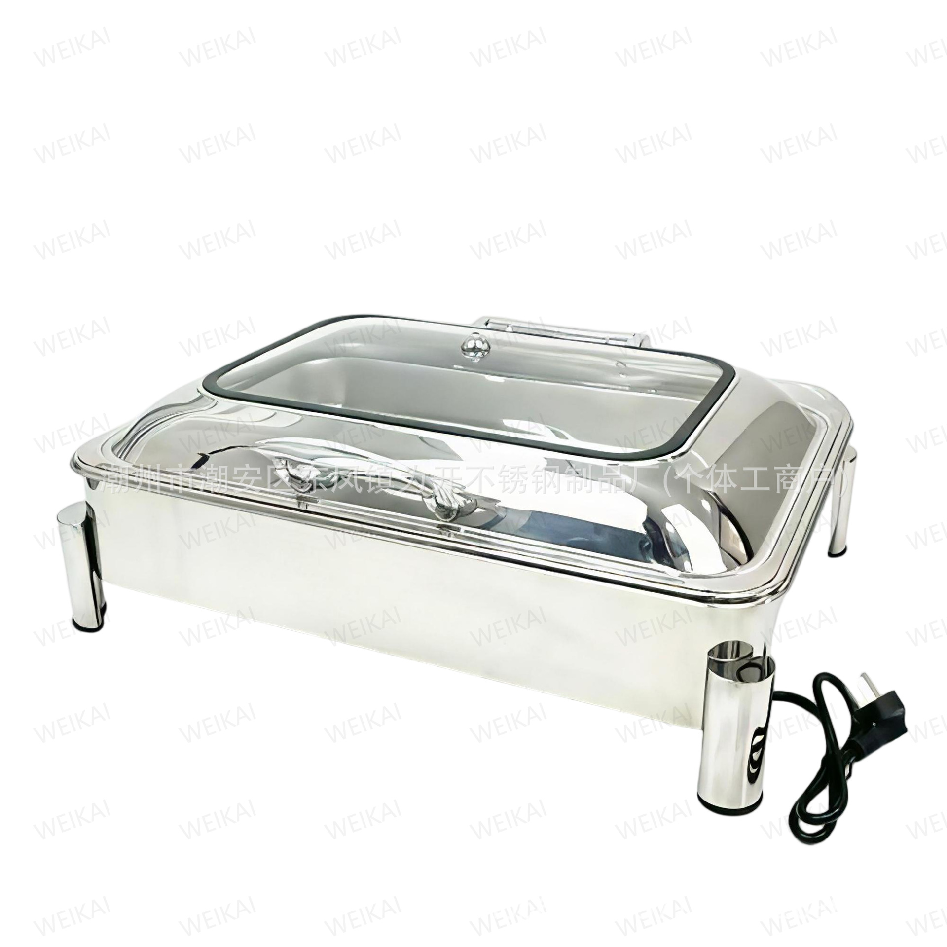 Horno de aislamiento térmico buffet de acero inoxidable de lujo horno de calentamiento eléctrico de desayuno comercial horno Buffy solapa de cocina caliente del Hotel image 17