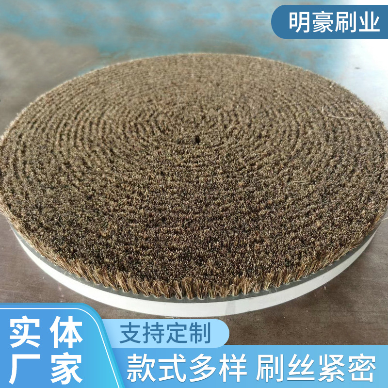 机械尼龙丝圆盘毛刷清扫抛光磨料丝毛刷洗地刷盘地面清洗软毛刷盘