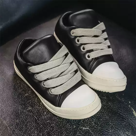Men's Fashion Low-Top Chunky Slip-On Skate Shoes with Elevated Sole, Round Toe, Versatile Casual Style