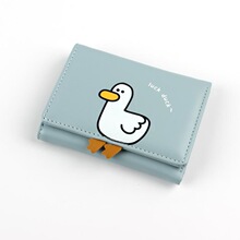 U 36157 Cartoon Duck Zipper Wallet ��ͨСѼ��Ǯ�� ����