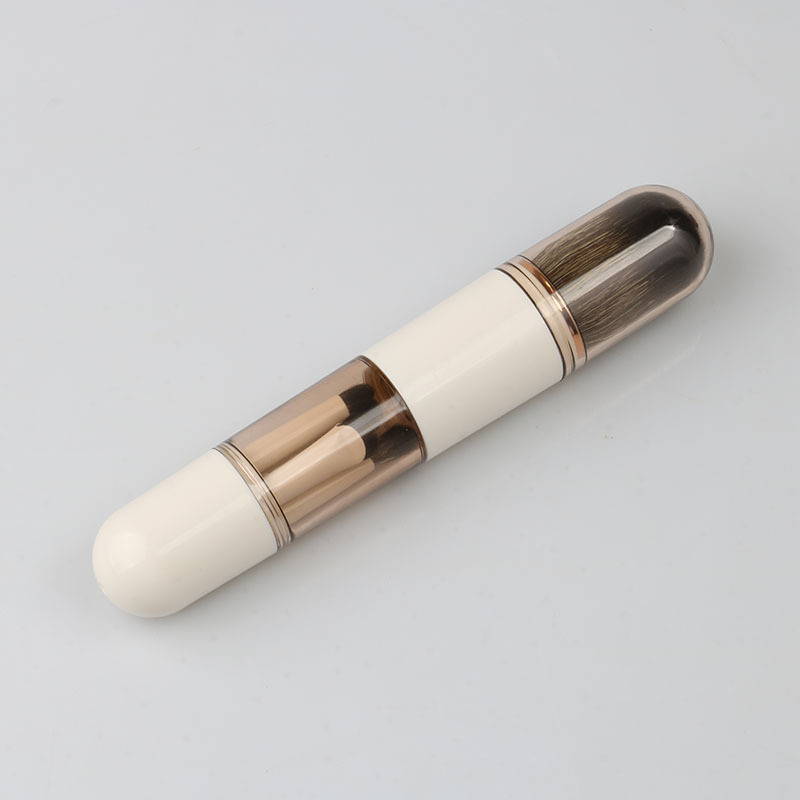 Ocho en uno cepillo de maquillaje retráctil conjunto de cepillo de blush cepillo de sombra de ojos cepillo concelador mini cepillo de maquillaje portátil herramientas de maquillaje