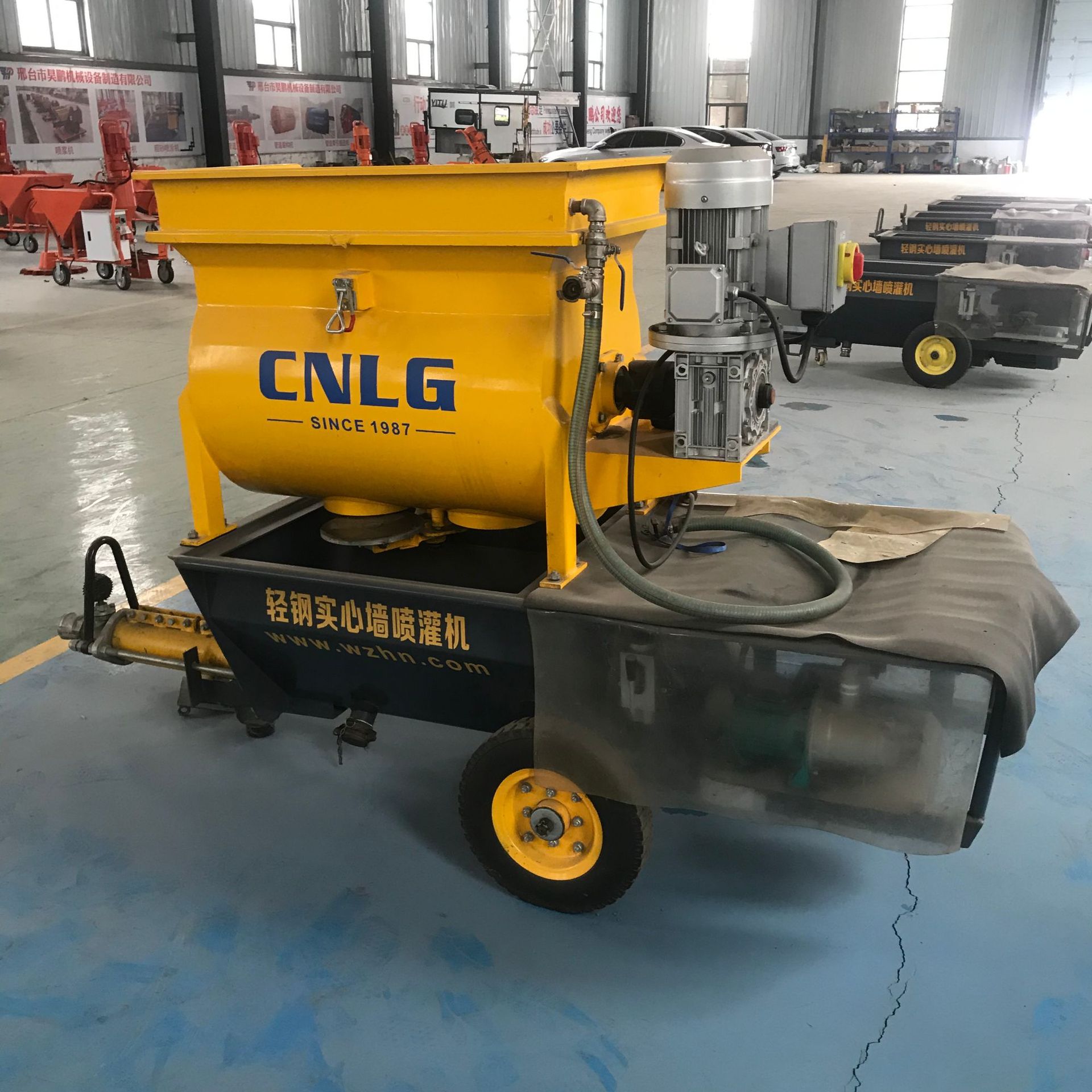山体岩石挂网喷水泥浆机护坡加固小型喷浆机全自动型喷涂机器设备