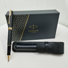 派克卓尔钢笔真皮笔袋礼盒装官方正品商务送礼高端办公男女士礼物