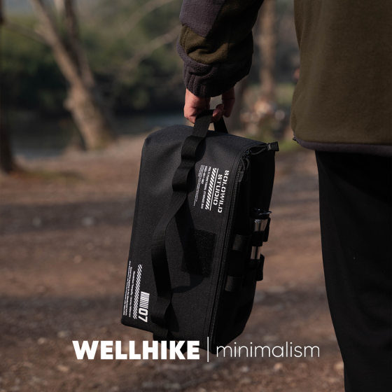 Cross-border Multi-functional Outdoor Camping Large Capacity Camping Equipment Storage Bag Cookware Tableware Tools Gas Tank Sundries
