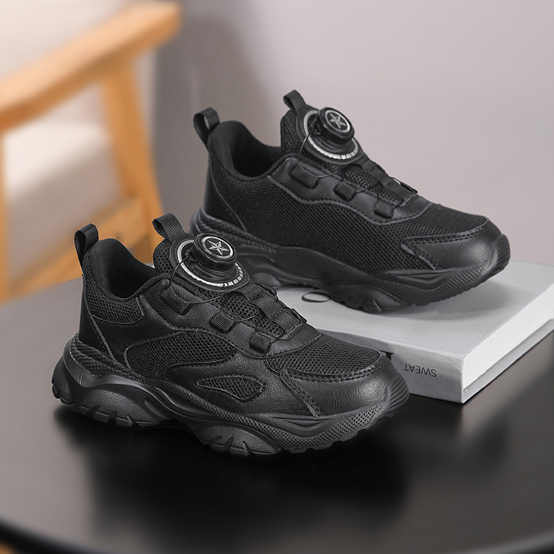 Zapatos para niños, zapatos blancos para niños, zapatos blancos para niñas, jardín de infantes, estudiantes de primaria, zapatos para correr para niños grandes, zapatos deportivos transpirables de malla