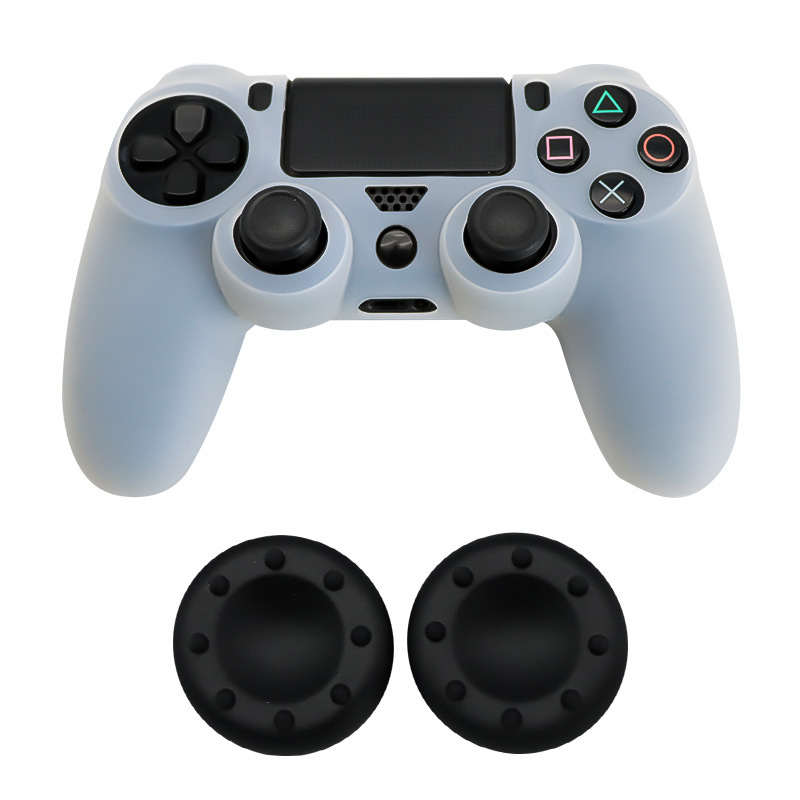 Funda protectora para gamepad PS4 SLIM/PRO para enviar dos teclas de 8 puntos Funda de silicona para gamepad ps4