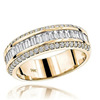 Golden fashionable zirconium, ring, European style, simple and elegant design