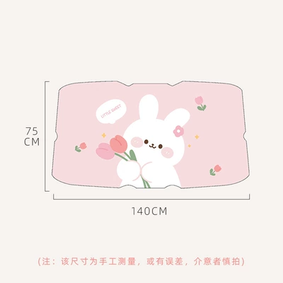 Sunshade Front Cartoon Bear Rabbit – Sun shade - tulip-bunny-large-parasol