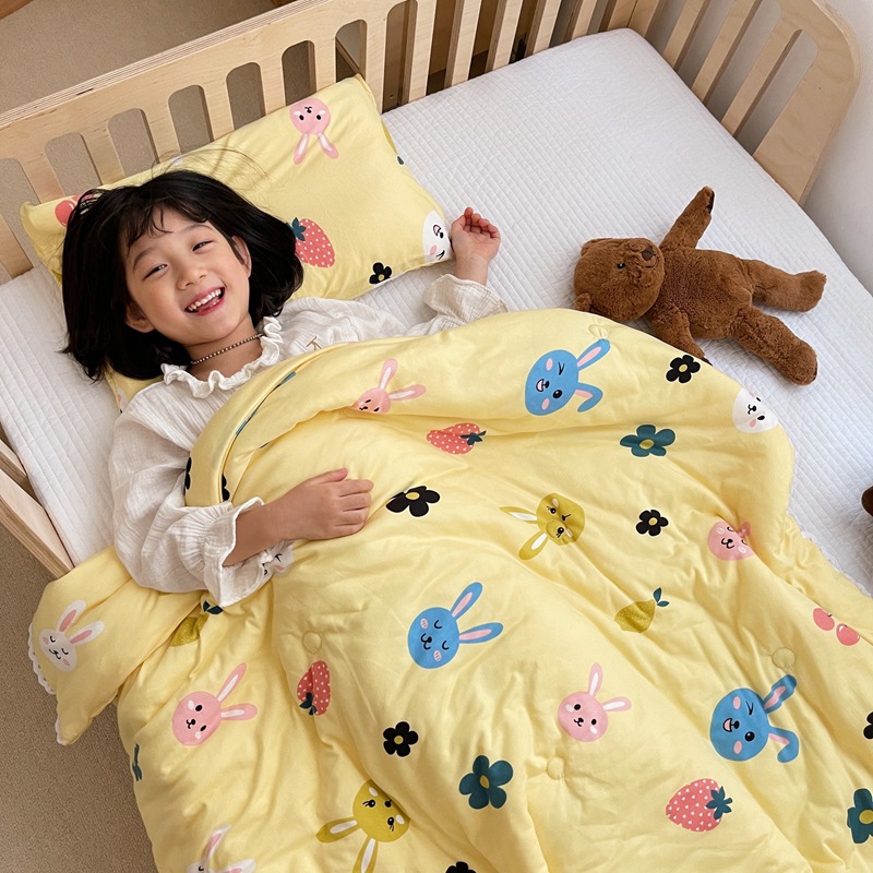 Knitted Cotton Summer Quilt Soybean Quilt Air Conditioning Quilt Summer Quilt Autumn and Winter Quilt Spring and Autumn Quilt Core Soybean Quilt Children's Adult Quilt