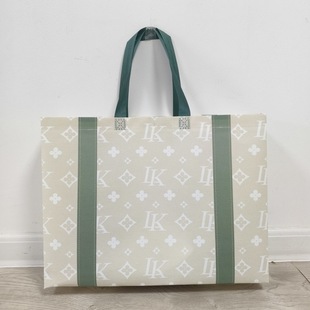 Spot wholesale non-woven horizontal folding film store advertising clothing store shopping handbag gift bag