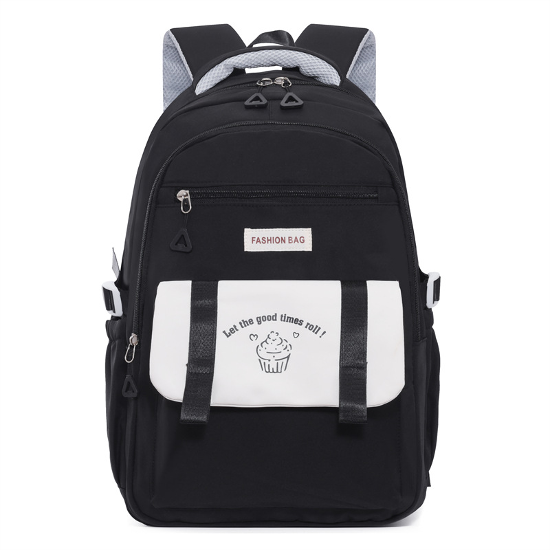 Fábrica al por mayor estudiante de secundaria schoolbag simple moda de gran capacidad impermeable reducción de carga mochila de viaje