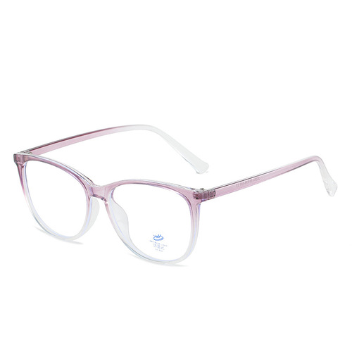 Black Frame Small Perfume Anti-blue light Flat Frame New Glasses Frame Eyeglass Frame Cat Eye Women Large Face Large Frame Thin Frame Natural