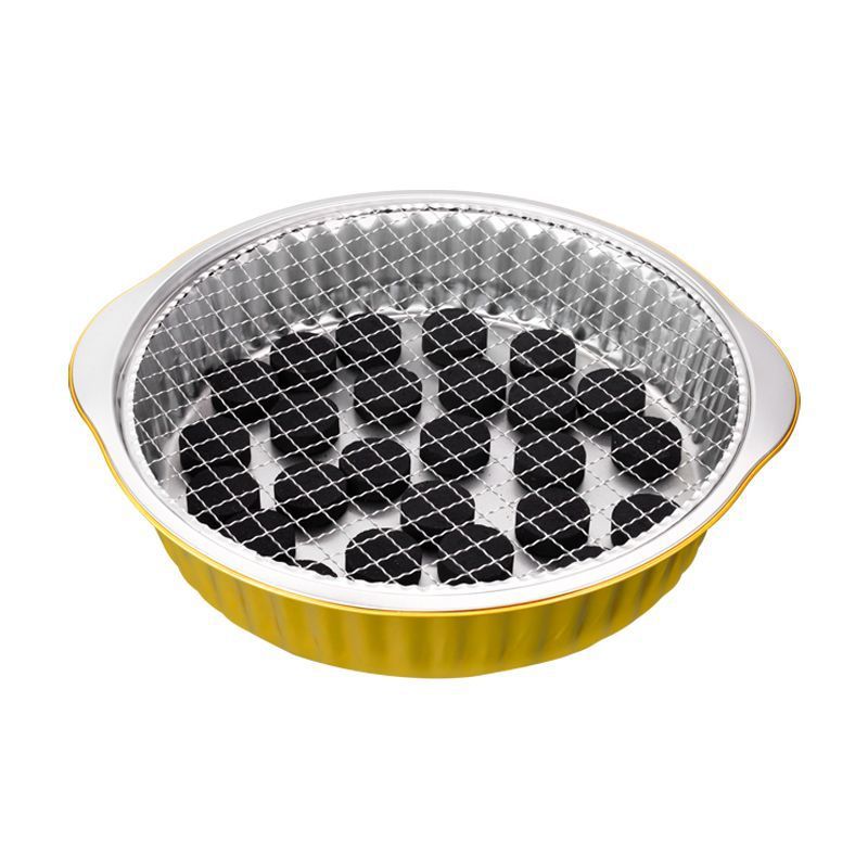 Disposable Barbecue Grill Outdoor Barbecue Grill Camping Stove Tea Cooking Foldable Charcoal Barbecue Home Smokeless