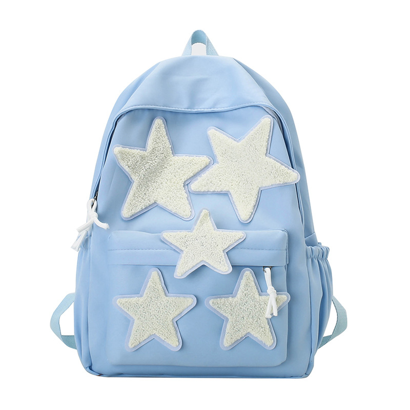 Mochila Escolar de Gran Capacidad para Estudiantes de Nylon Impermeable y Ultraligera para Educación Escolar