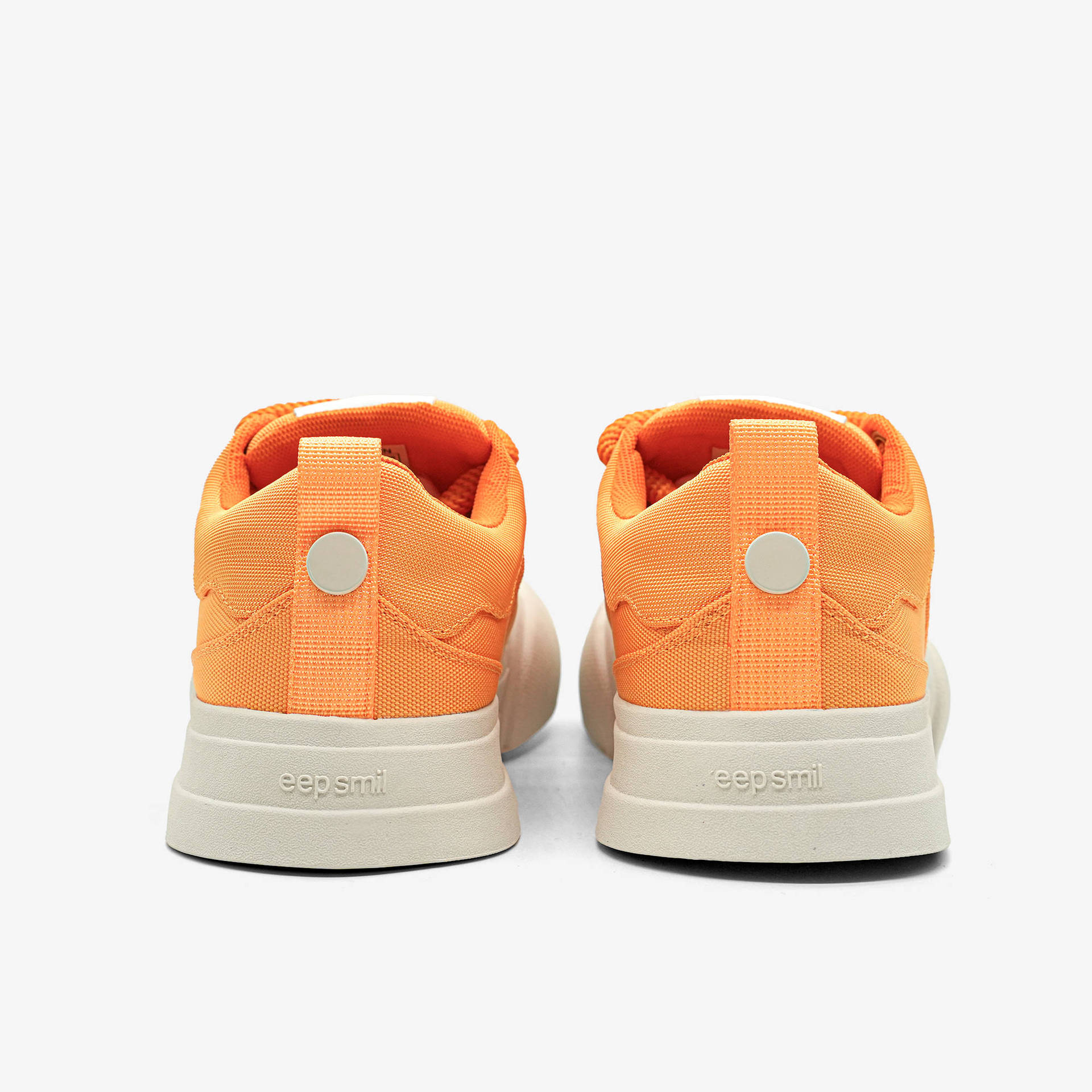 Tendencia versátil de moda casual aumento de altura baja naranja soda zapatos de lona
