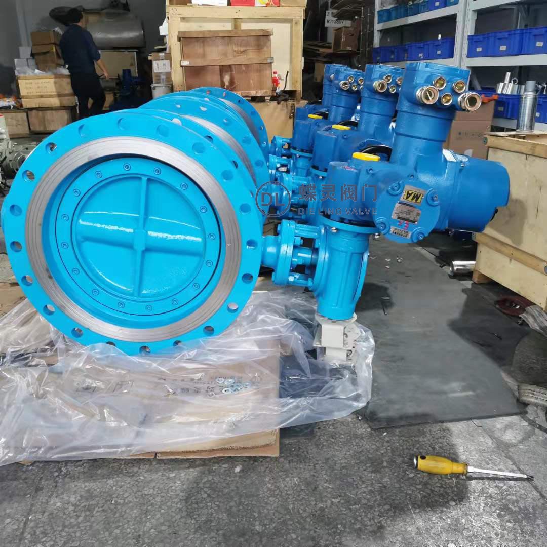 矿用隔爆型电动瓦斯蝶阀 WSD943H-16C-DN500一体式矿用电动蝶阀