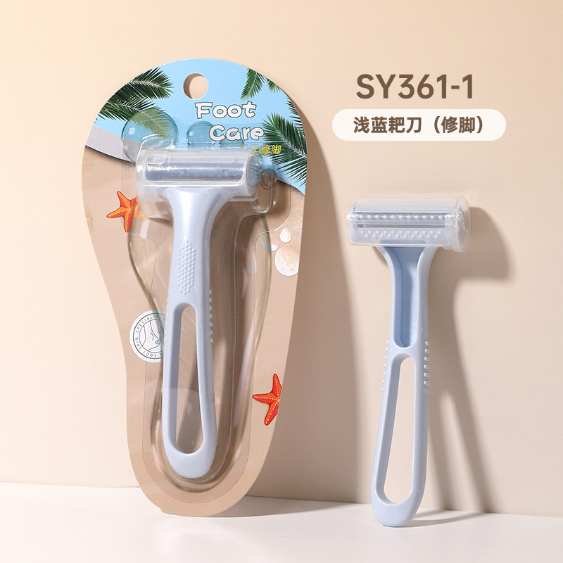 LMLTOP Cuchillo de rastrillo de pedicura Exfoliante de piel muerta Espada de capullo grueso Herramienta de raspador de talón SY361