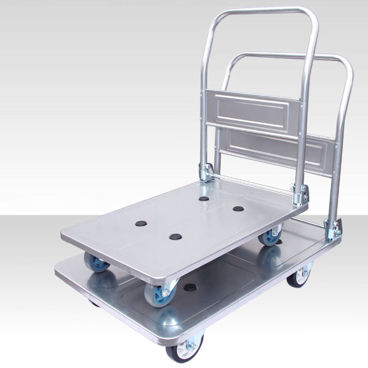 不锈钢板车折叠平板车手推车货车拉货车拖车小推车运货车
