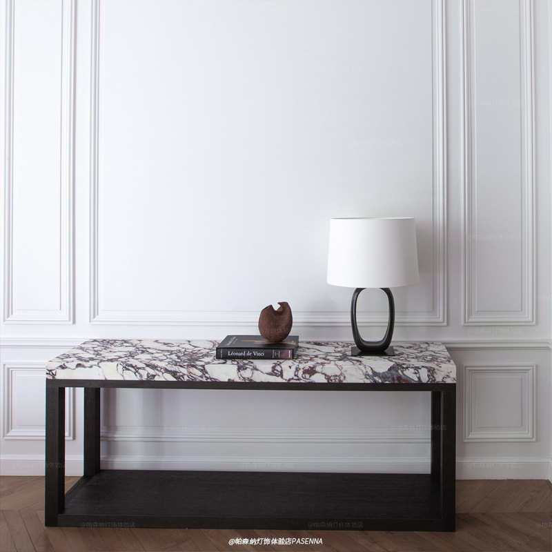 Material: Living Room, Italian-Style Study, Easaliaigr Fabric, French Table Lamp, Bedroom Table Lamp, Resin C Atmosphere Lamp