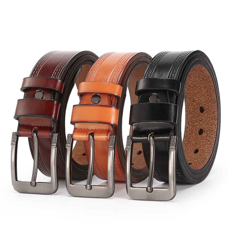 Men's pin buckle belt Korean fashion leisure retro Belt Men's belt belt manufacturers wholesale direct supply