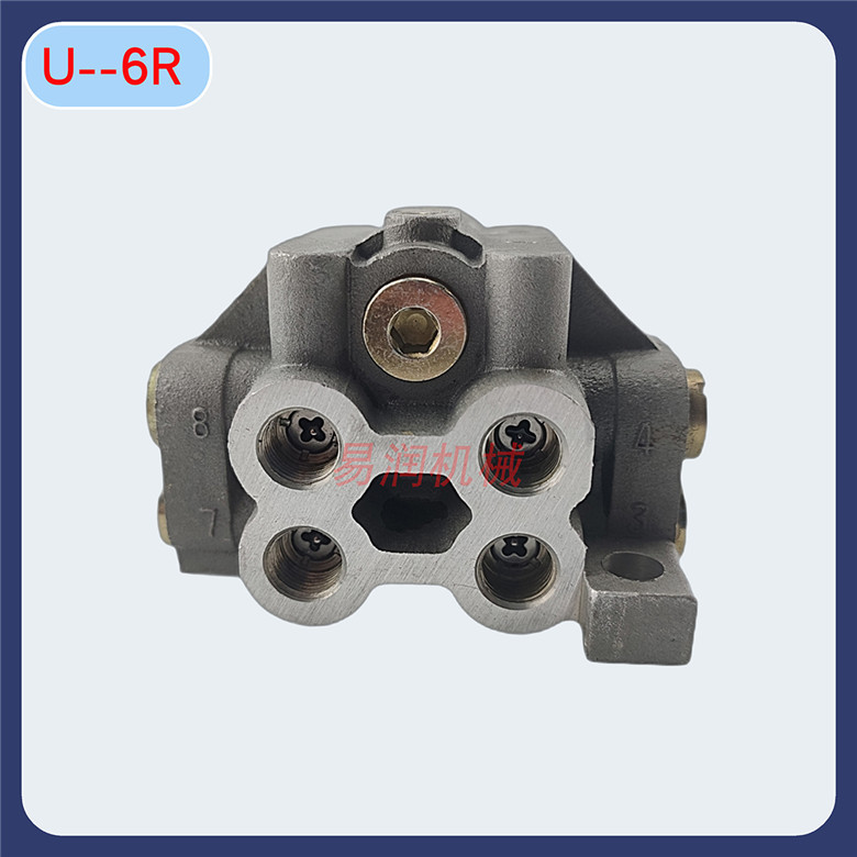 日本同款质量IHI递进式冲床U型黄油分配器U-6R/分油阀U-6带指示针