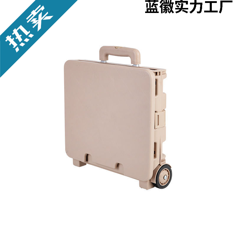Folding Grocery Shopping Cart Supermarket Trolley Trendy Household Delivery Cart Stall Setup Tool