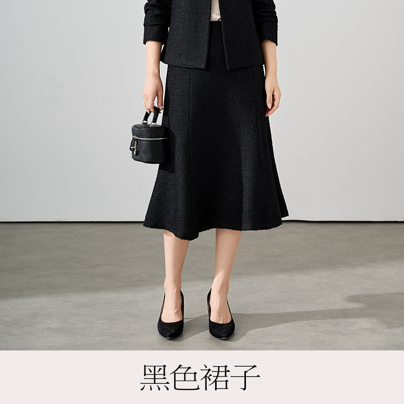 法式小香风千金感短外套女2025秋季新款高级感小个子名媛时尚套装|undefined